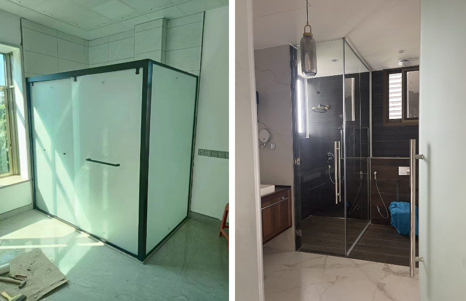 shower cubicles design and installation in tanzania